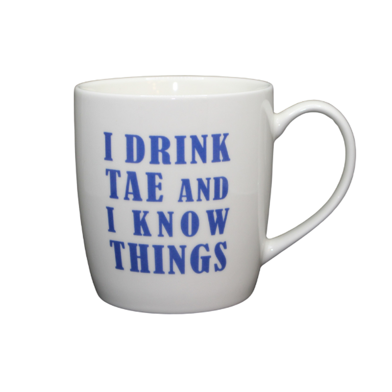 I Drink and I know things mug